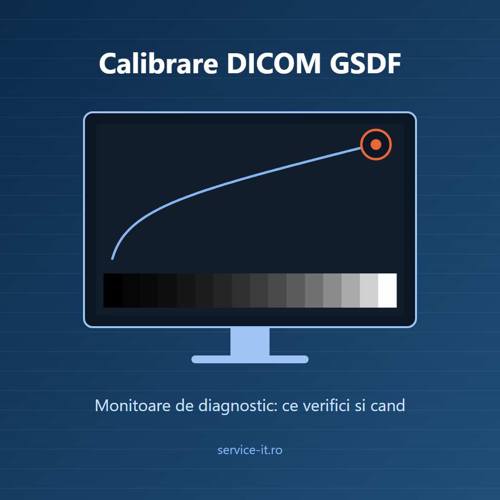 Calibrare DICOM GSDF Calibrare DICOM GSDF a monitoarelor de diagnostic