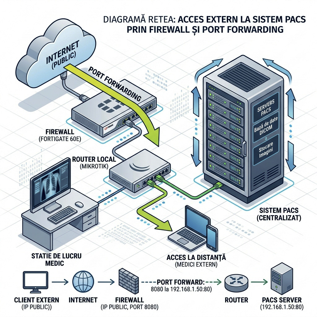 PACS expus in Internet: sunt suficiente parola si certificatul SSL?